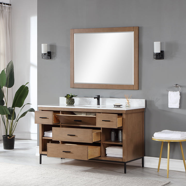 Kesia 60" Single Bathroom Vanity Set