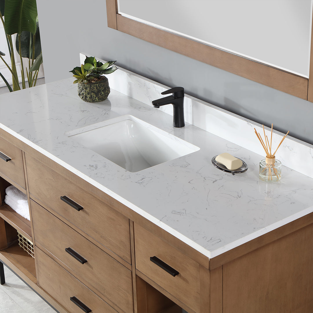 Kesia 60" Single Bathroom Vanity Set