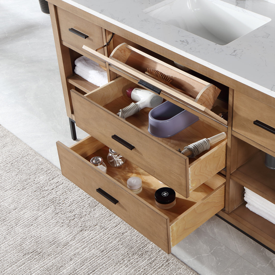 Kesia 60" Single Bathroom Vanity Set