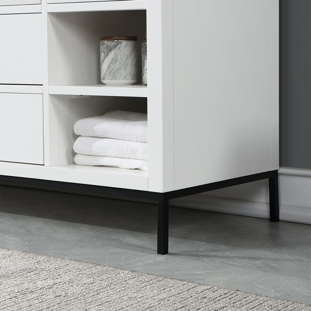 Kesia 60" Single Bathroom Vanity Set