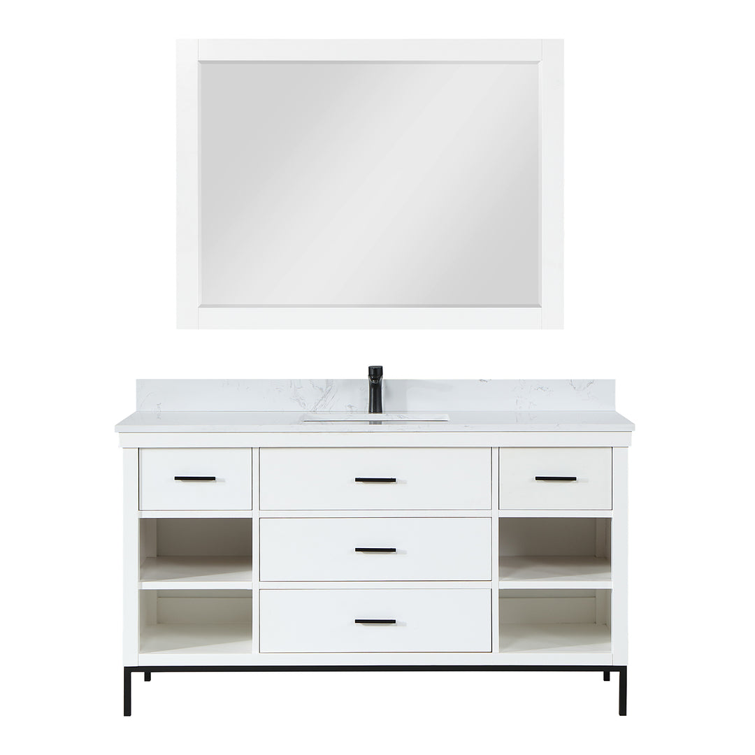 Kesia 60" Single Bathroom Vanity Set