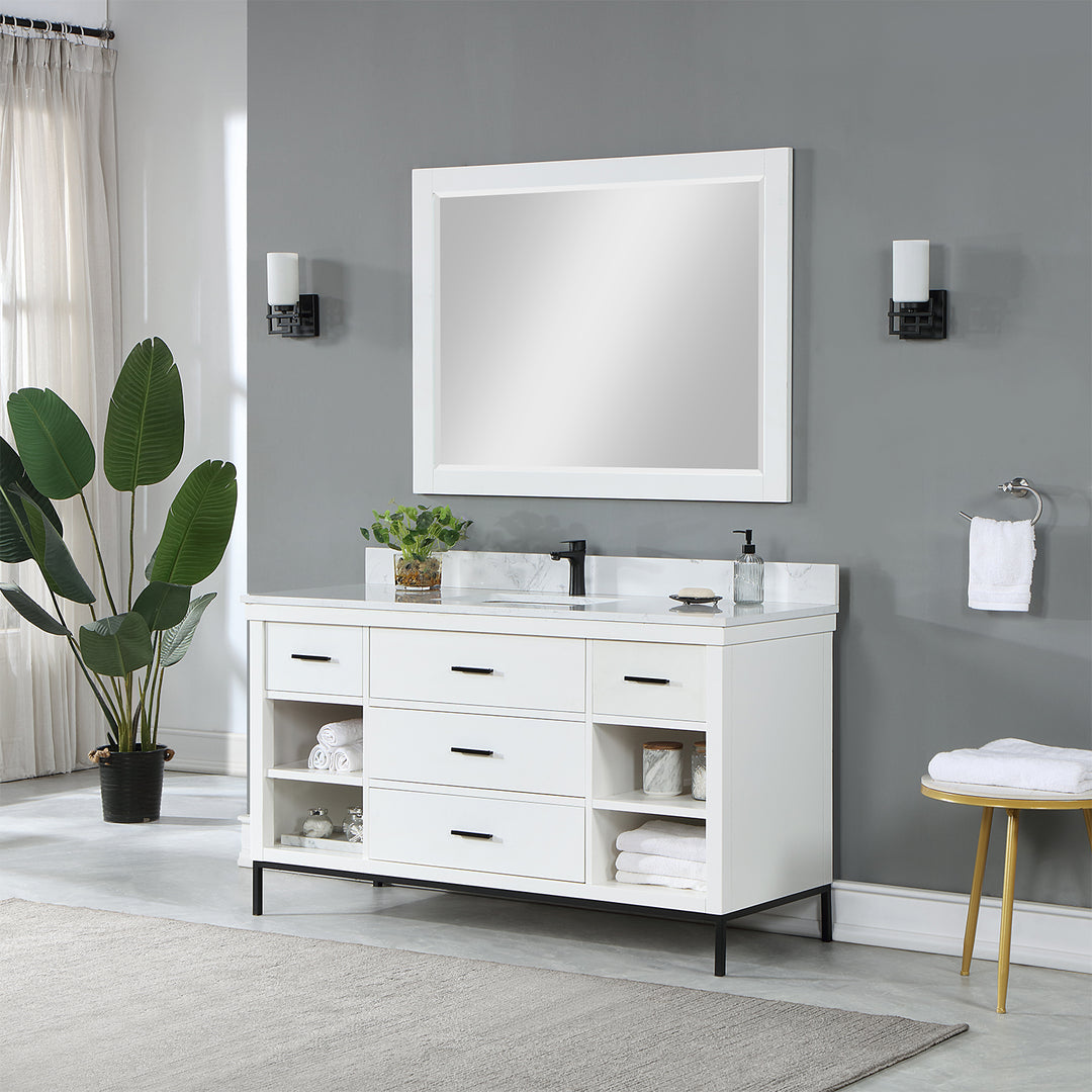 Kesia 60" Single Bathroom Vanity Set