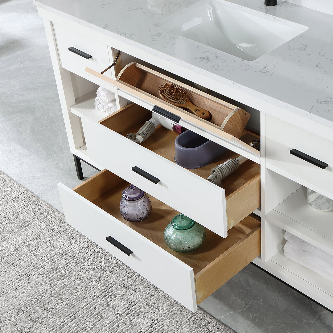 Kesia 60" Single Bathroom Vanity Set