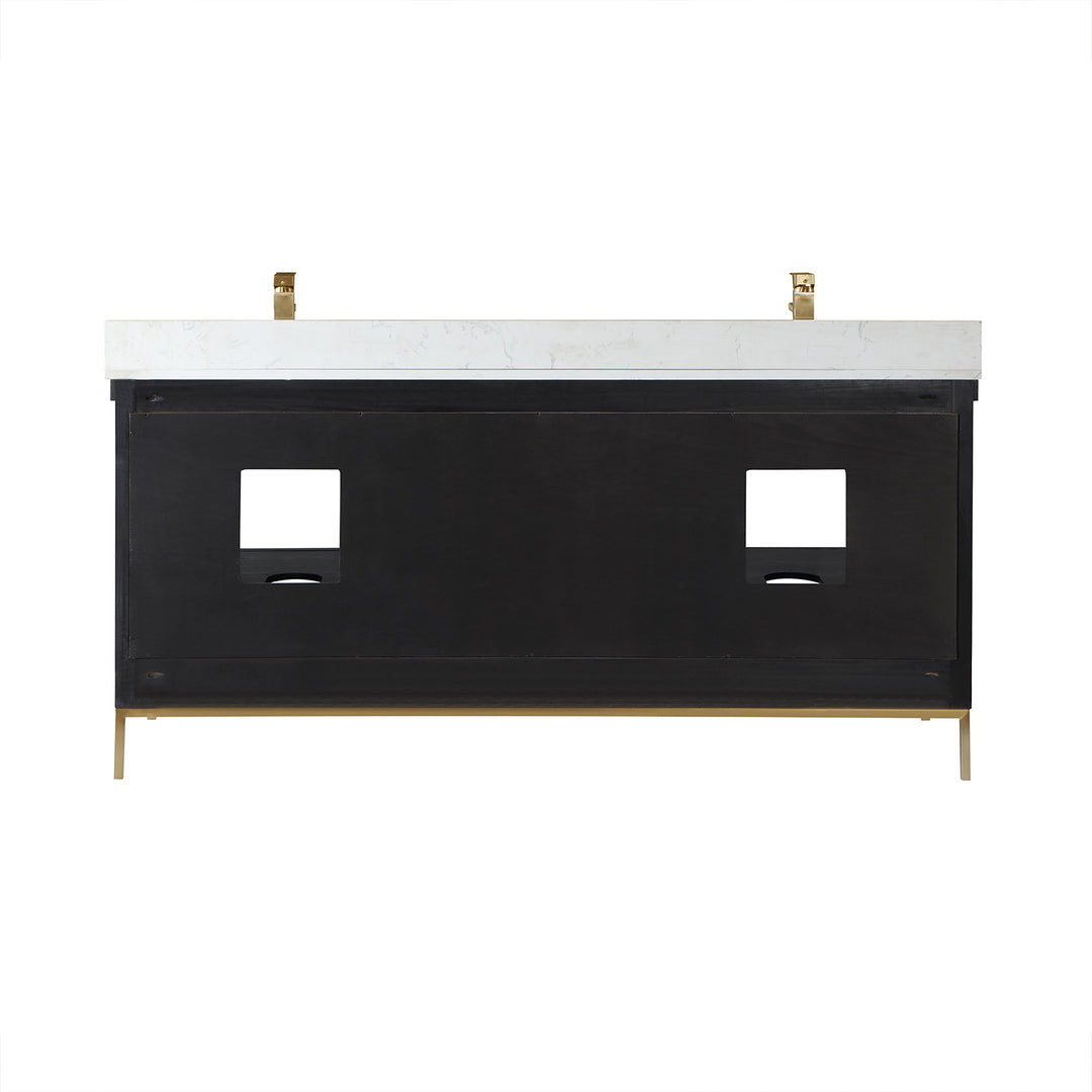 Kesia 72" Double Bathroom Vanity Set