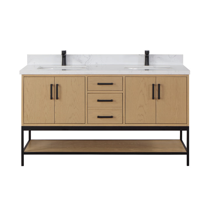 Wildy 60" Double Bathroom Vanity Set