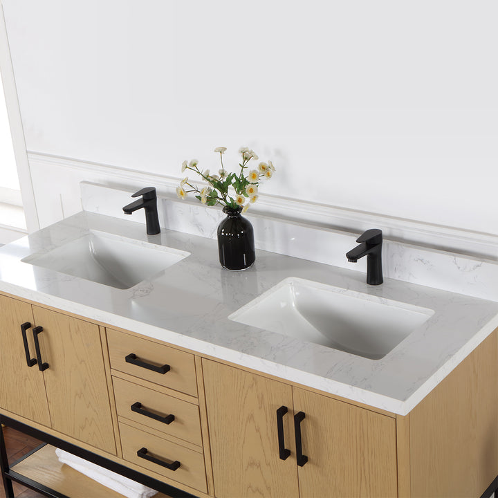 Wildy 60" Double Bathroom Vanity Set