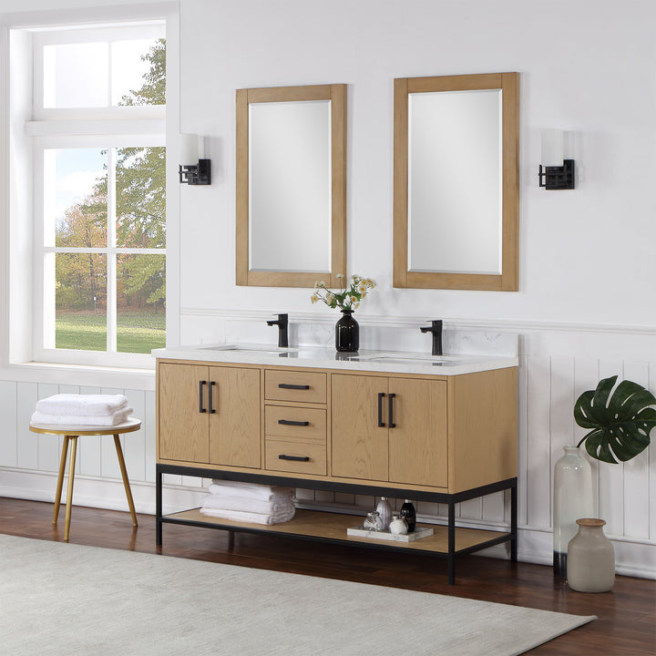 Wildy 60" Double Bathroom Vanity Set