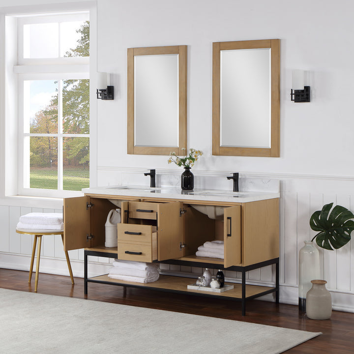 Wildy 60" Double Bathroom Vanity Set