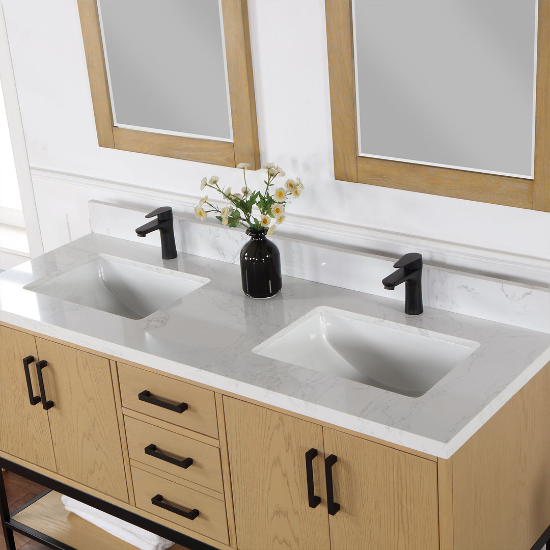 Wildy 60" Double Bathroom Vanity Set