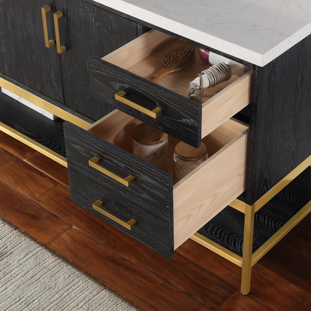 Wildy 60" Double Bathroom Vanity Set