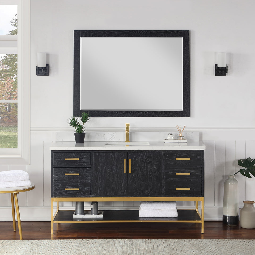 Wildy 60" Double Bathroom Vanity Set