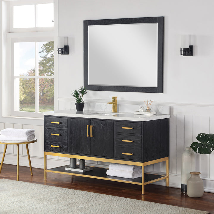 Wildy 60" Double Bathroom Vanity Set