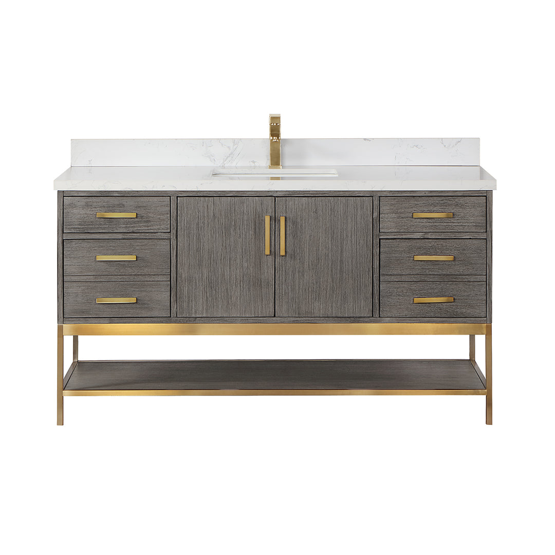 Wildy 60" Single Bathroom Vanity Set