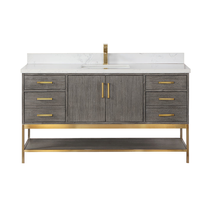 Wildy 60" Single Bathroom Vanity Set