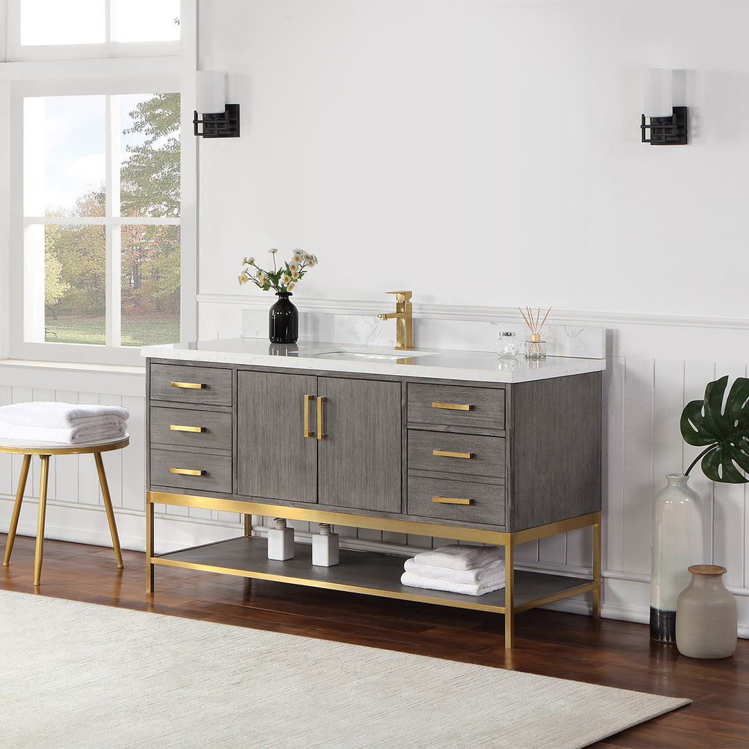 Wildy 60" Single Bathroom Vanity Set