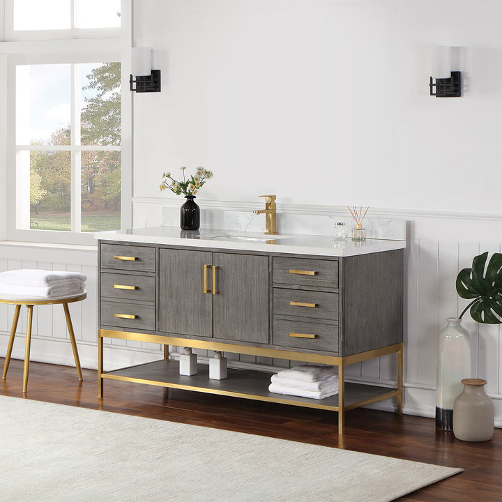 Wildy 60" Single Bathroom Vanity Set