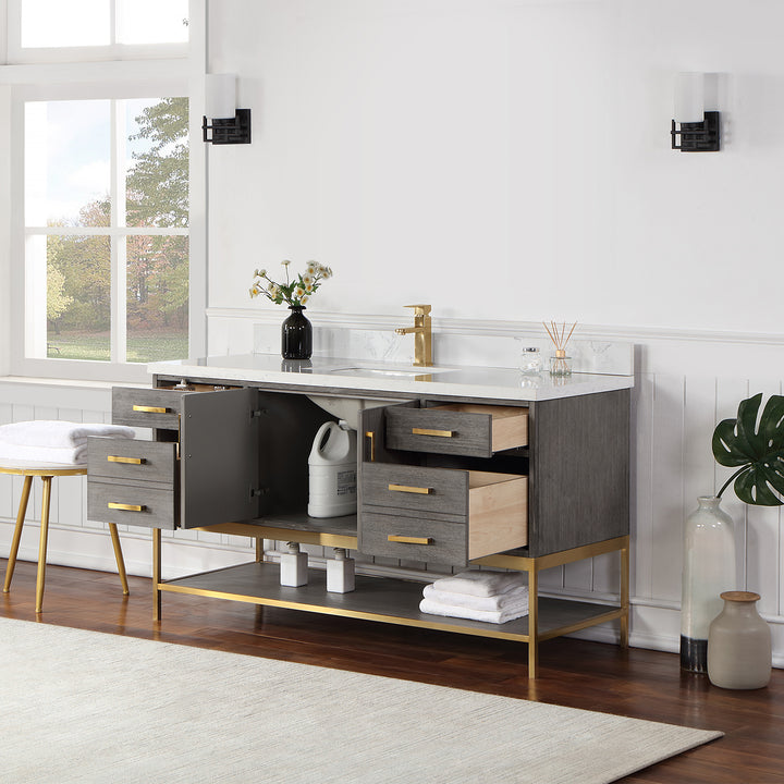 Wildy 60" Single Bathroom Vanity Set