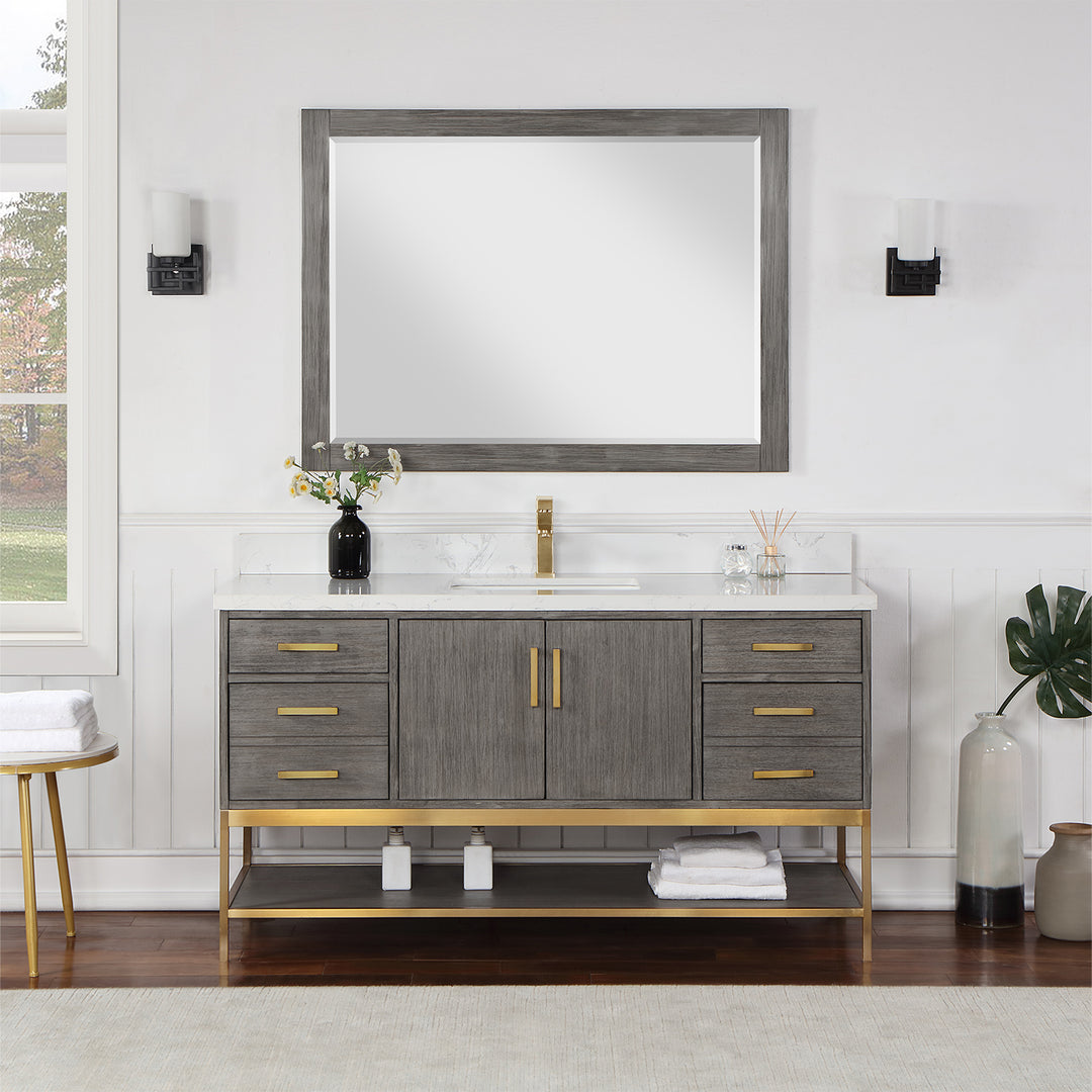 Wildy 60" Single Bathroom Vanity Set