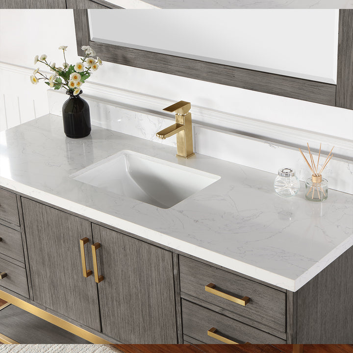 Wildy 60" Double Bathroom Vanity Set