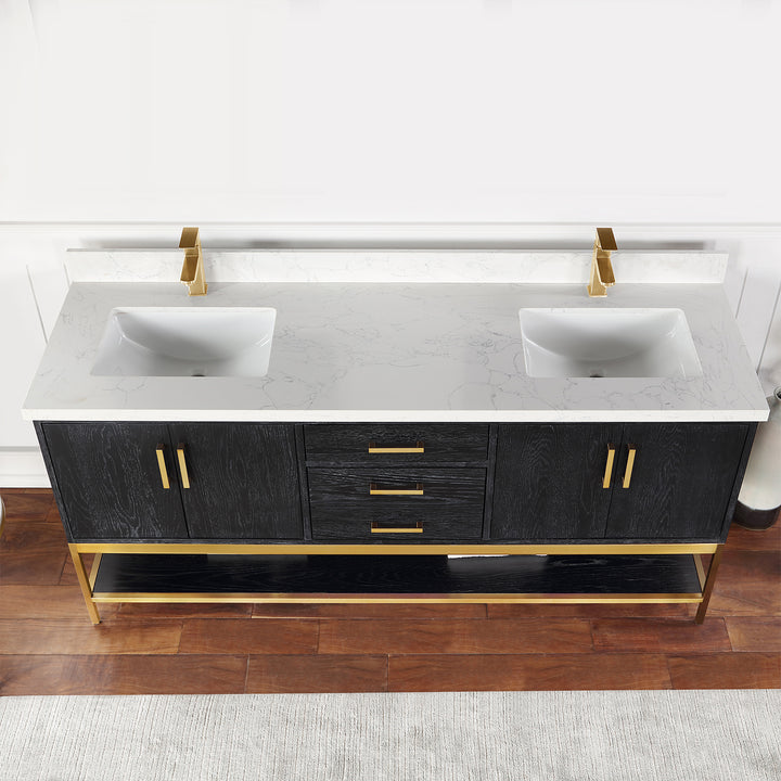 Merano 24" Single Stainless Steel Vanity Console