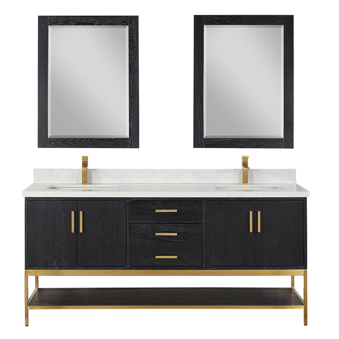 Merano 24" Single Stainless Steel Vanity Console