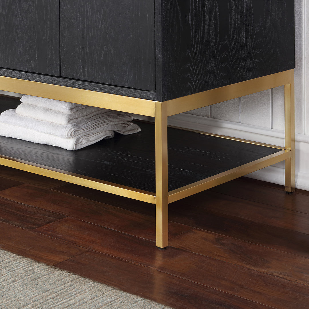 Merano 24" Single Stainless Steel Vanity Console