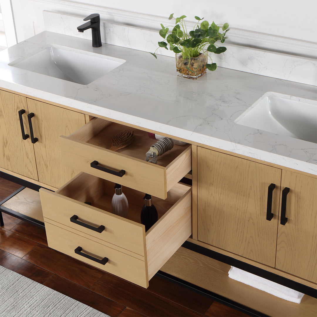 Merano 24" Single Stainless Steel Vanity Console