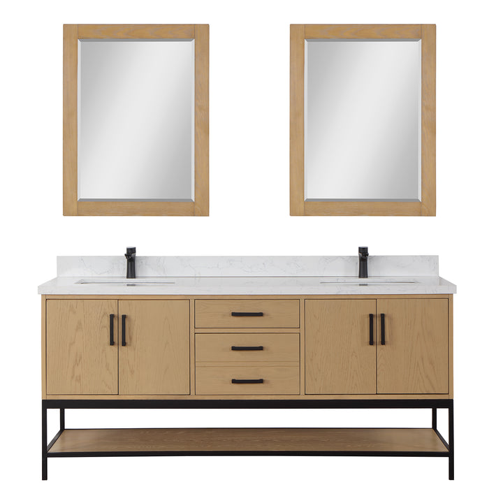 Merano 24" Single Stainless Steel Vanity Console