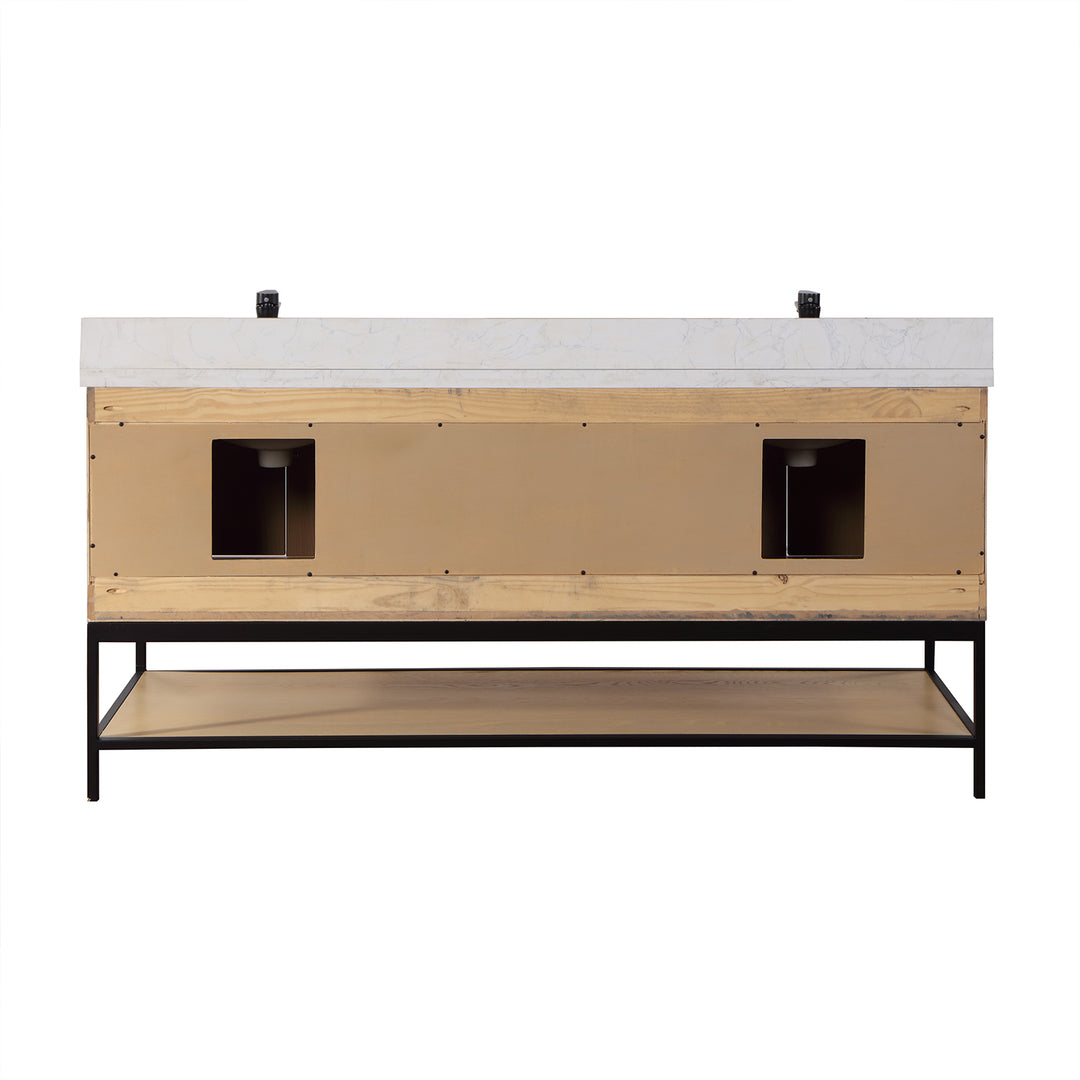 Wildy 72" Double Bathroom Vanity Set