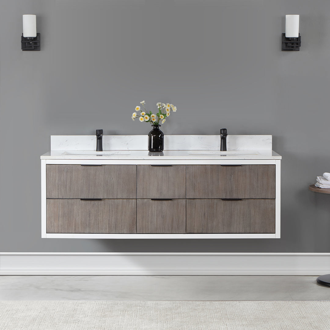 Dione 60" Double Bathroom Vanity