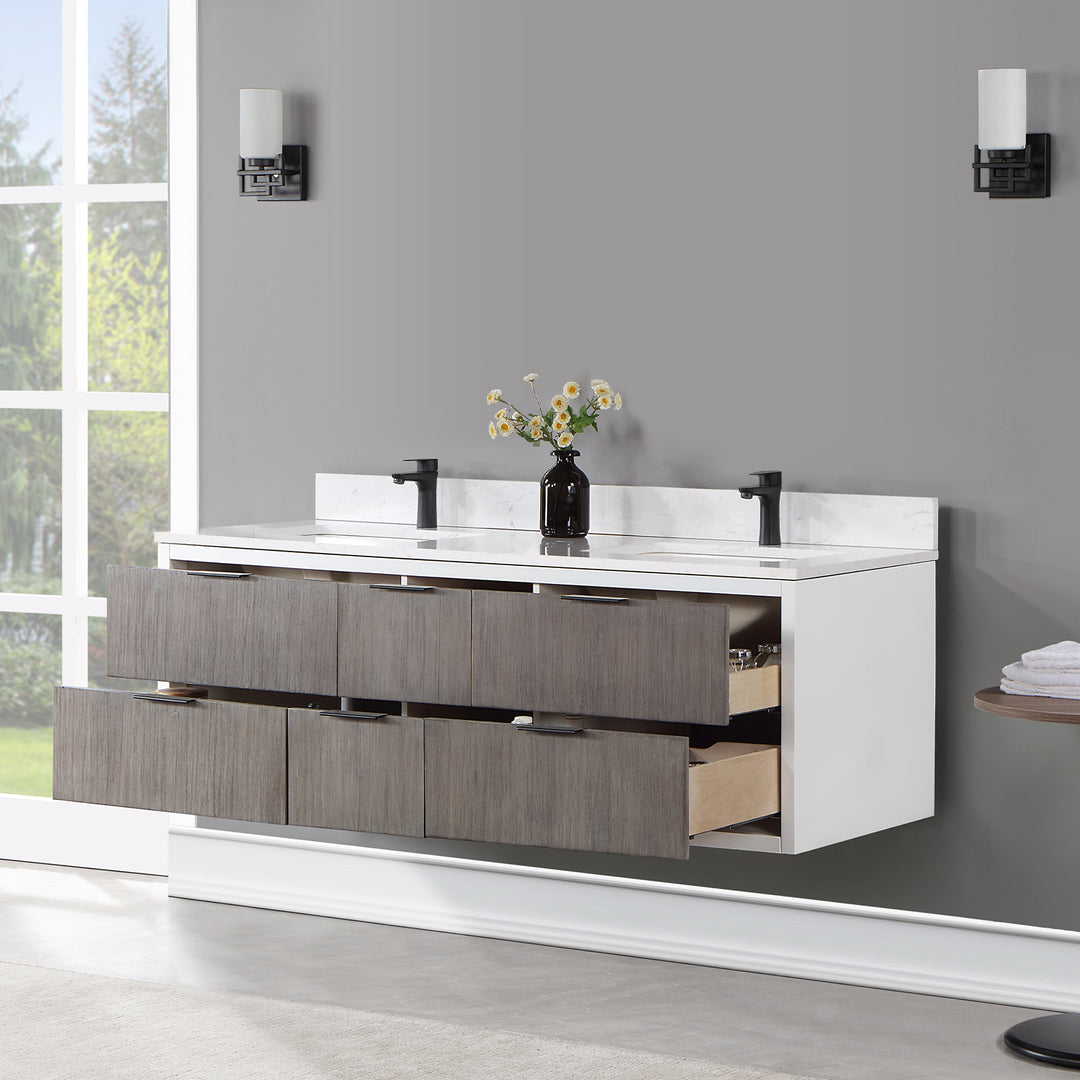 Dione 60" Double Bathroom Vanity