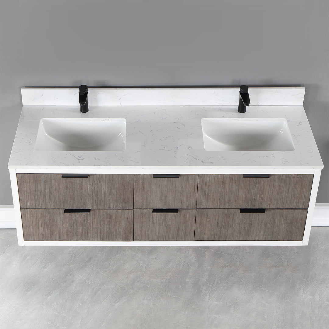 Dione 60" Double Bathroom Vanity