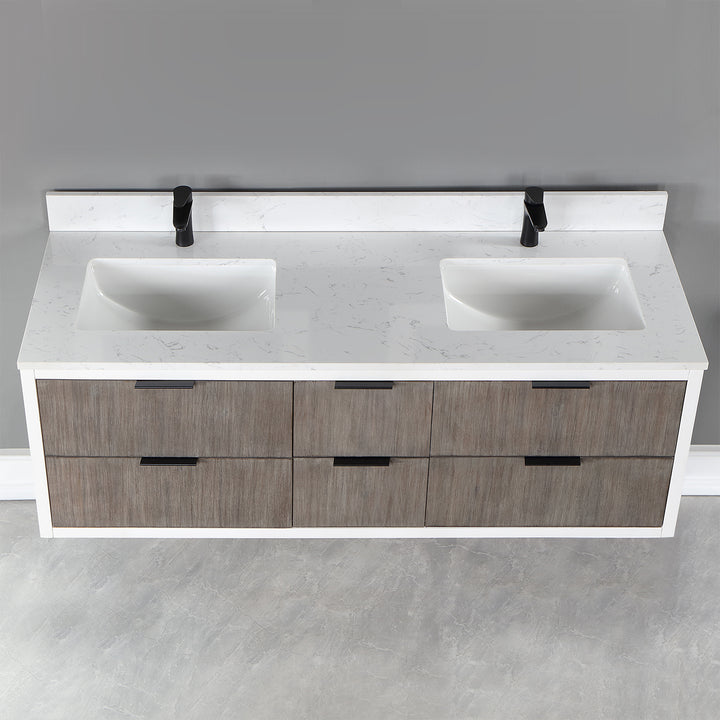 Dione 60" Double Bathroom Vanity