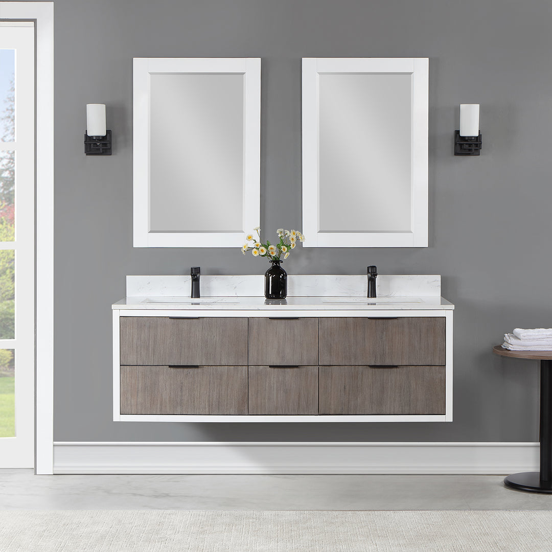 Dione 60" Double Bathroom Vanity