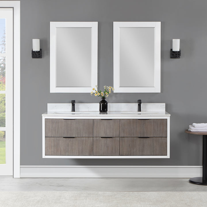 Dione 60" Double Bathroom Vanity