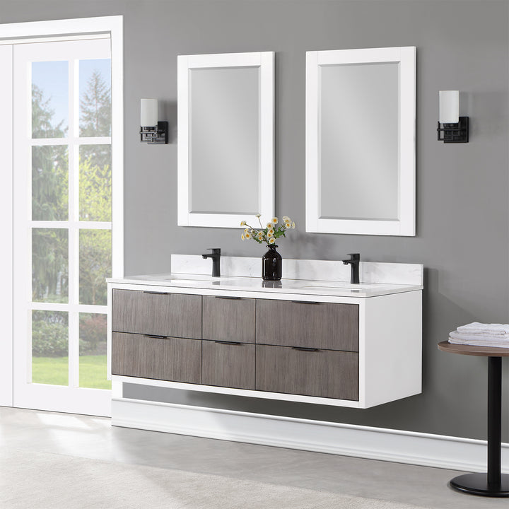 Dione 60" Double Bathroom Vanity