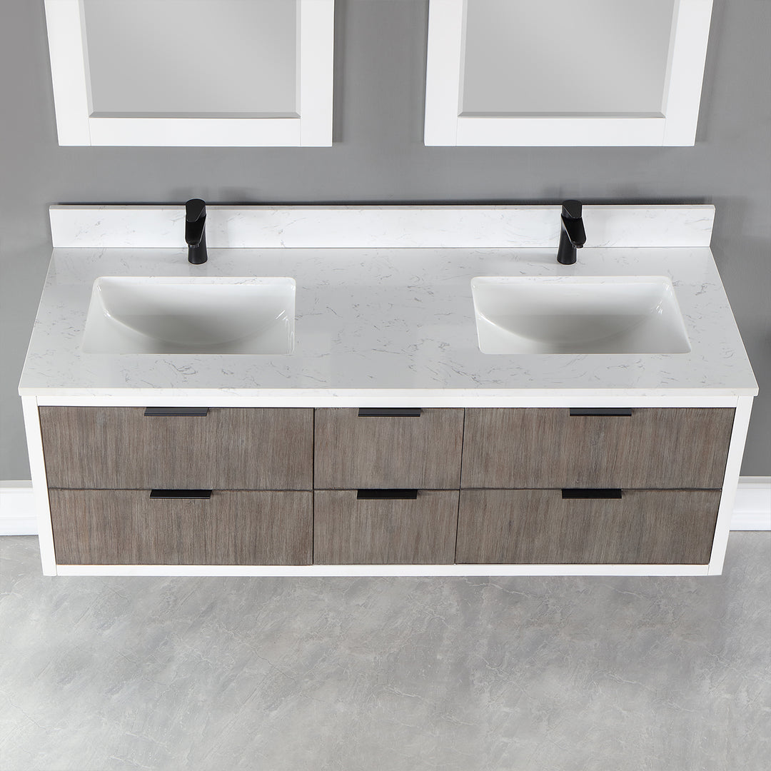 Dione 60" Double Bathroom Vanity