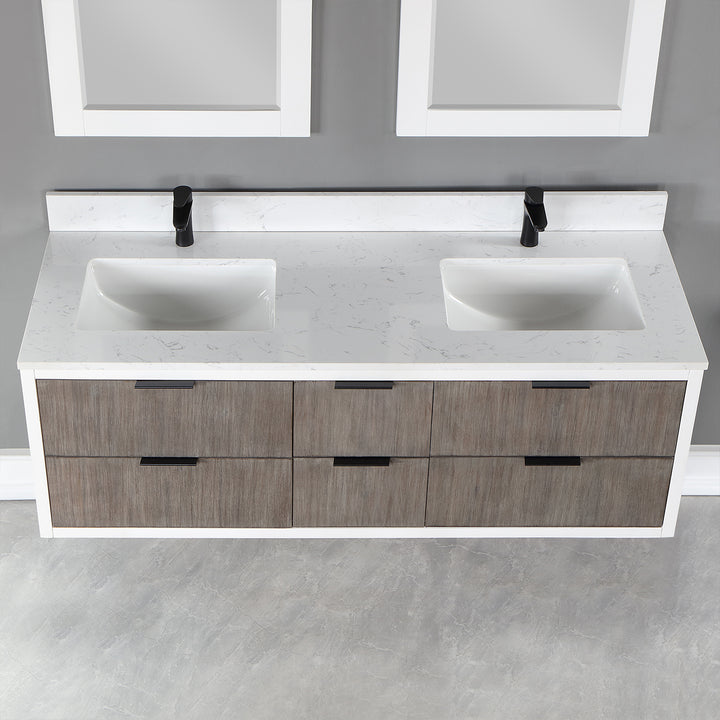Dione 60" Double Bathroom Vanity