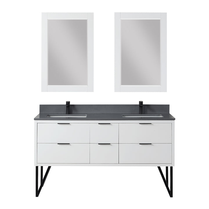 Helios 60" Double Bathroom Vanity