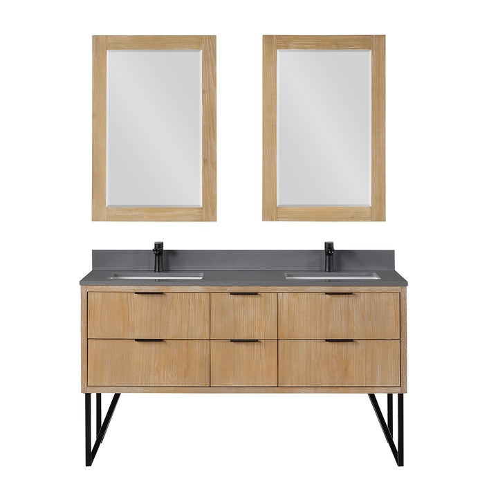 Helios 60" Double Bathroom Vanity