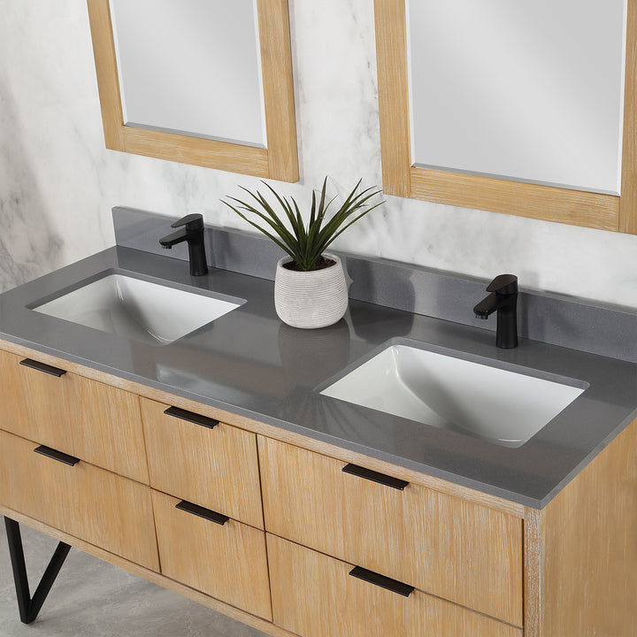 Helios 60" Double Bathroom Vanity