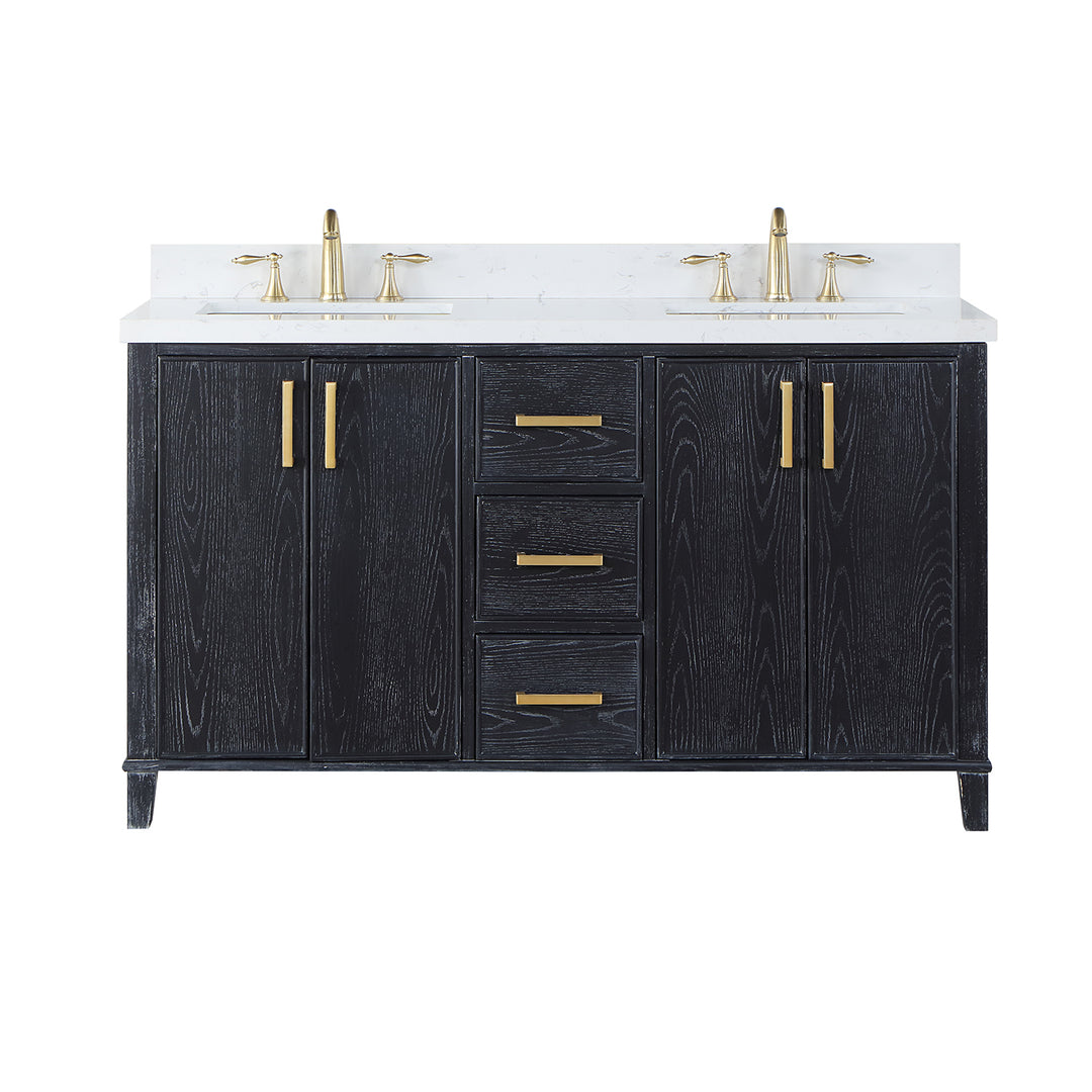 Weiser 60" Double Bathroom Vanity