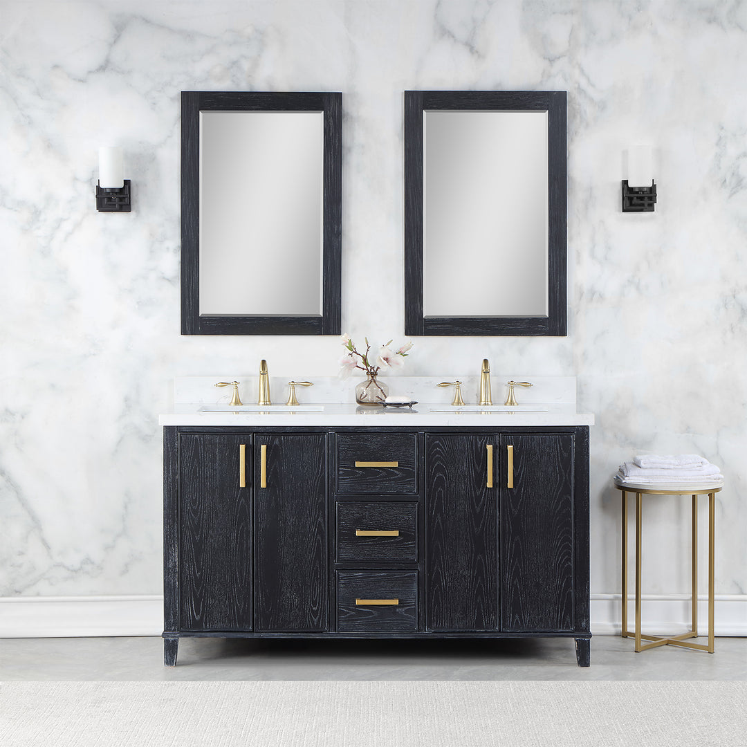 Weiser 60" Double Bathroom Vanity