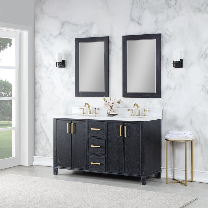 Weiser 60" Double Bathroom Vanity