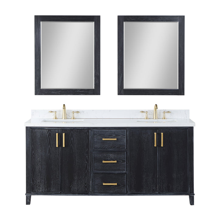 Weiser 72" Double Bathroom Vanity