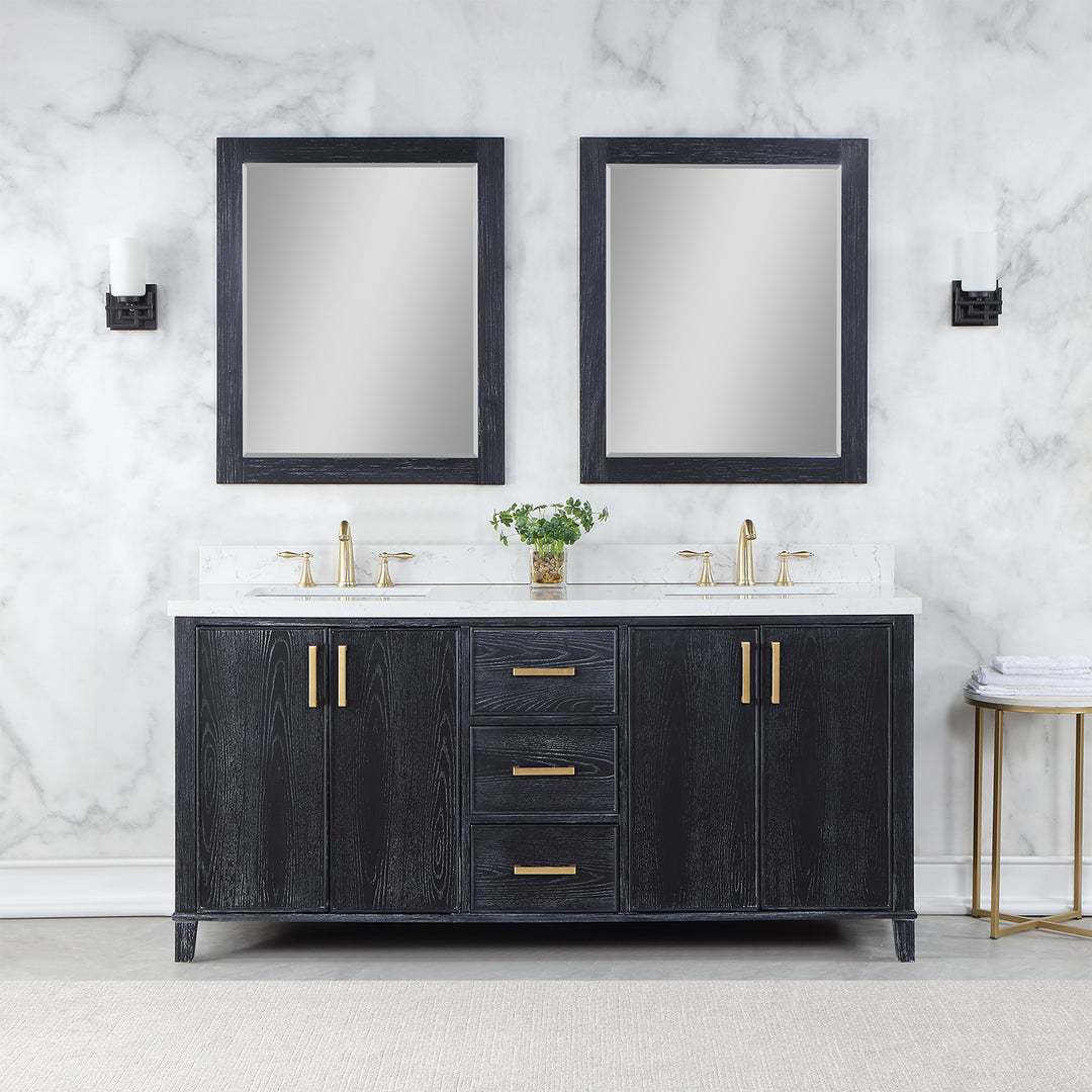 Weiser 72" Double Bathroom Vanity