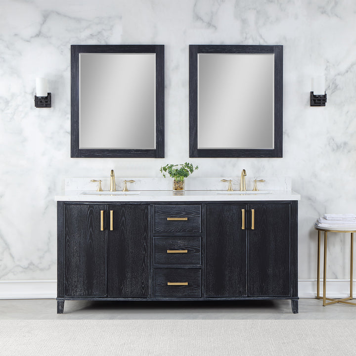 Weiser 72" Double Bathroom Vanity