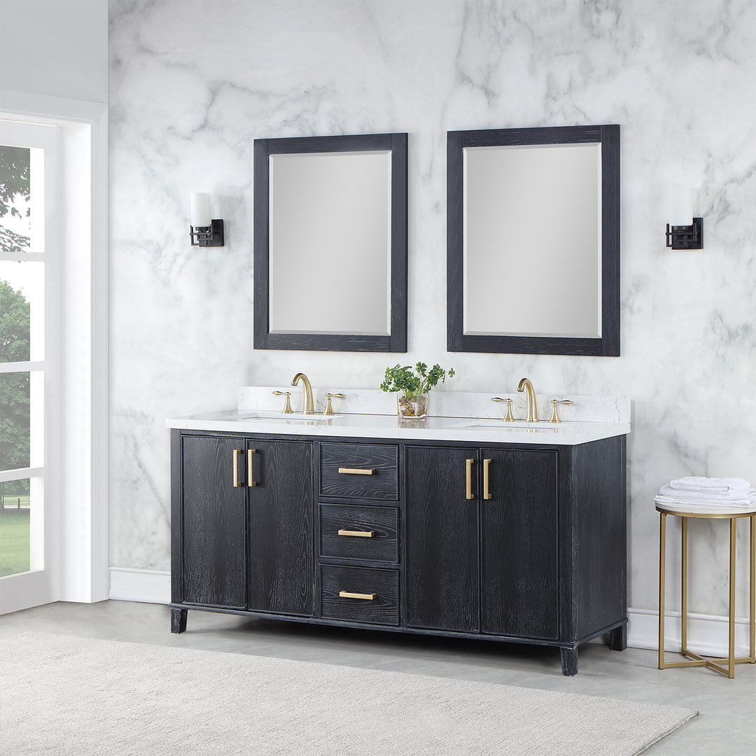 Weiser 72" Double Bathroom Vanity