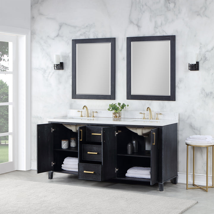 Weiser 72" Double Bathroom Vanity