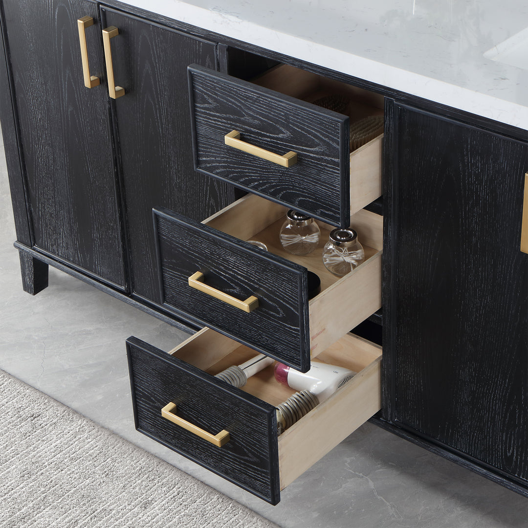 Weiser 72" Double Bathroom Vanity